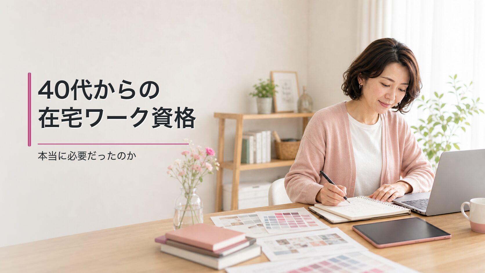 40代からの｜在宅ワーク資格｜本当に必要だったのか